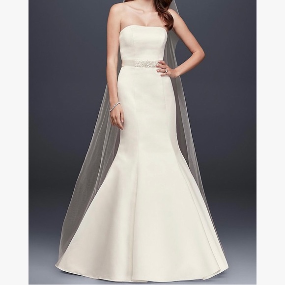 David's Bridal Dresses & Skirts - Strapless trumpet wedding dress